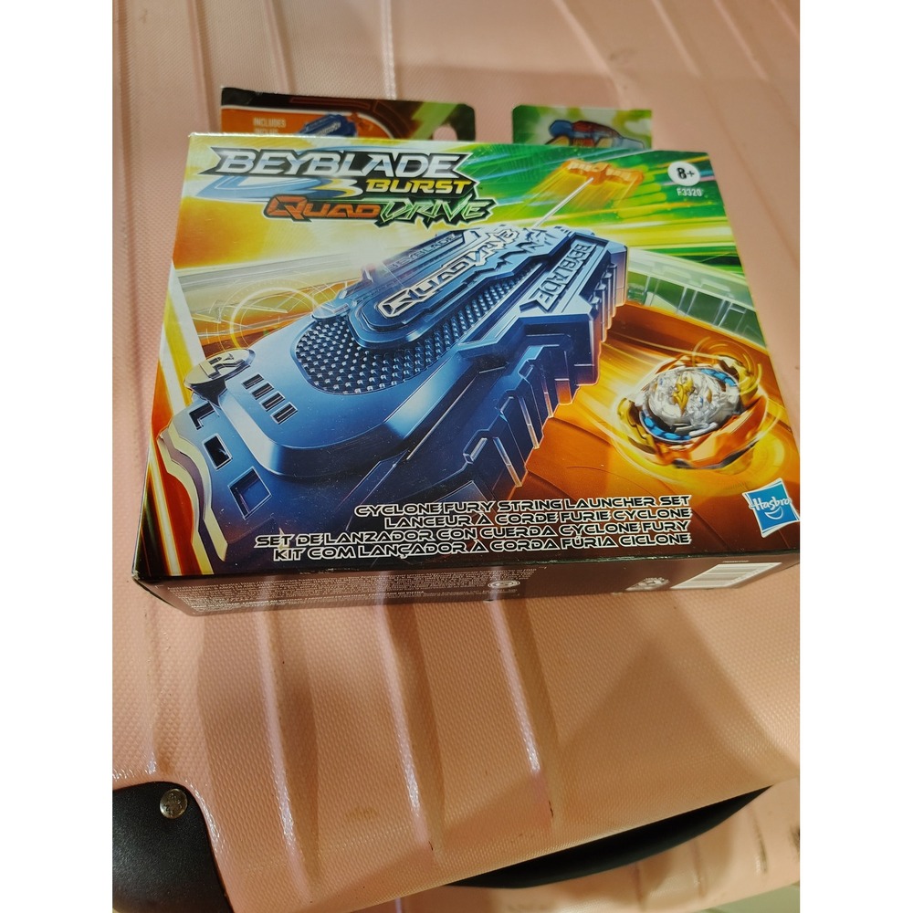 Hasbro Beyblade Burst QuadDrive Cyclone Fury String Launcher Set F3320 New
